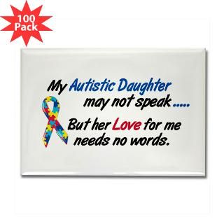 and Entertaining  Needs No Words 1 (Daughter) Rectangle Magnet (100