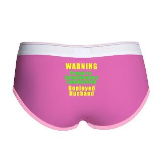Army Gifts  Army Underwear & Panties  Warning Deployment Womens