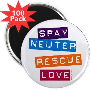 spay neuter rescue love 2 25 magnet 100 pack $ 105 99