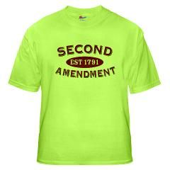 Second Amendment 1791 T Shirt by elephantusa