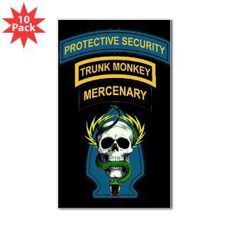 Private Security Rectangle Sticker 10 pk)