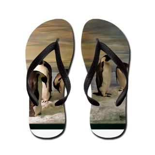 Art Gifts  Art Flip Flops  Penguins Flip Flops