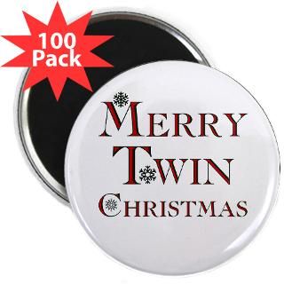 merry twin christmas 2 25 magnet 100 pack $ 111 99
