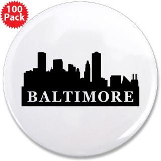 Baltimore Skyline 3.5 Button (100 pack)