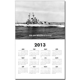 USS ROCHESTER (CA 124) Calendar Print