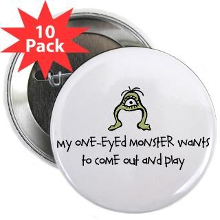 One Eyed Monster 2.25 Button (10 pack)