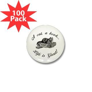 Cat A Book Mini Button (100 pack) for $125.00