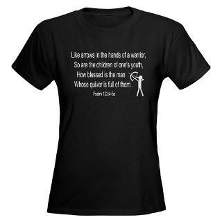 shirts  PSALM 127 (ARCHER) Womens Dark T Shirt