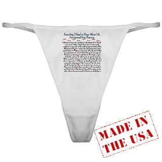 Runnings Life Lessons   13.1 Classic Thong by mall4mylife