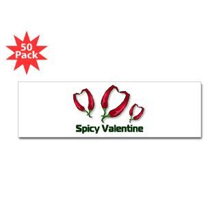 spicy valentine bumper sticker 50 pk $ 135 99