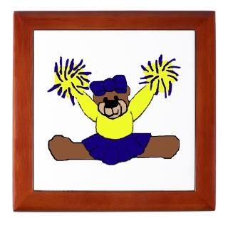 Cheerleader Teddy Bear  Funny Animal T Shirts