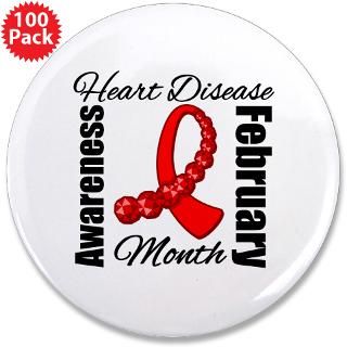 Red Ribbon Heart Disease Awareness Month Apparel : Gifts 4 Awareness