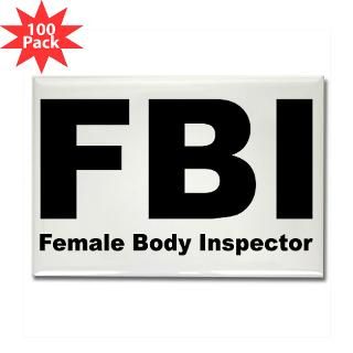 Female Body Inspector FBI Parody T Shirts and More  News & Views
