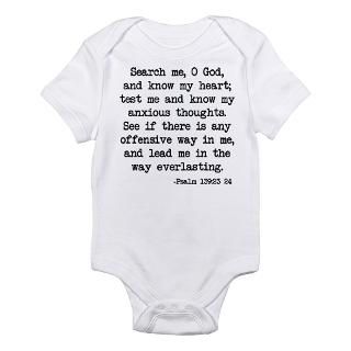 Psalm 13923 24 Infant Bodysuit