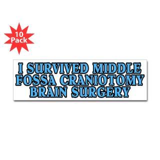 Middle fossa craniotomy brain surgery : The I Survived Shop