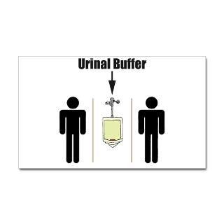 Urinal Buffer : WearableWares   stick figure & phrase t shirts