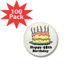 happy 45th birthday mini button 100 pack $ 143 99