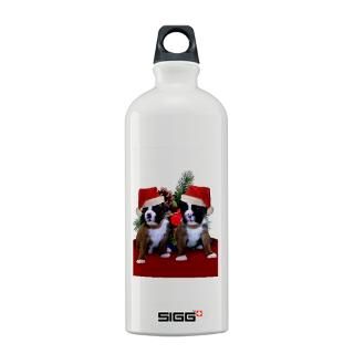 Christmas boxer puppies Sigg Water Bottle 0.6L