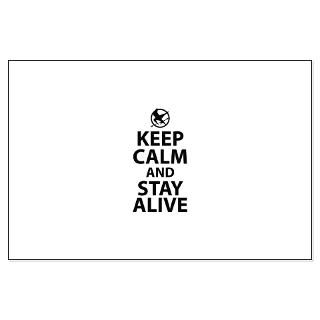 Keep Calm Hunger Games Large Poster