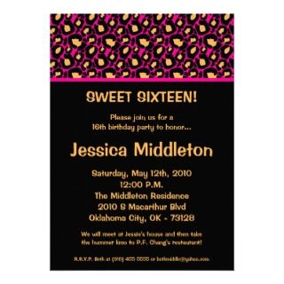 16th Birthday Party Invitations on Hot Pink Quinceanera 15th Birthday Party Invitations Zazzle Co Uk