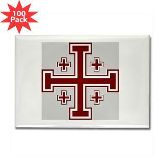 jerusalem cross rectangle magnet 100 pack $ 151 99