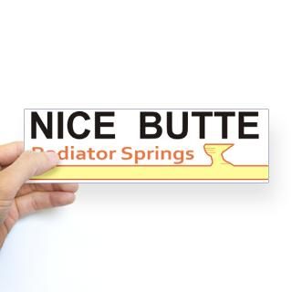NICE BUTTE Radiator Springs Bumper Bumper Sticker for $4.25