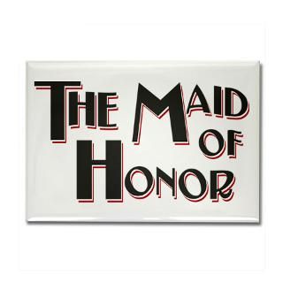 Fairground Maid of Honor Rectangle Magnet