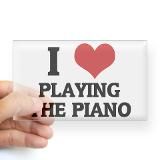 Personalized Piano Stickers  Personalized Piano Bumper Stickers