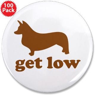Get Low Corgi 3 Lapel Sticker (48 pk)