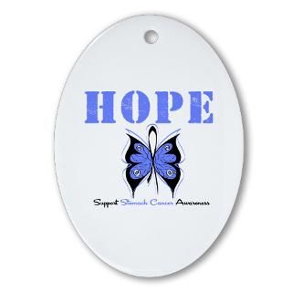 Hope Butterfly Stomach Cancer Shirts & Gif  Shirts 4 Cancer Awareness