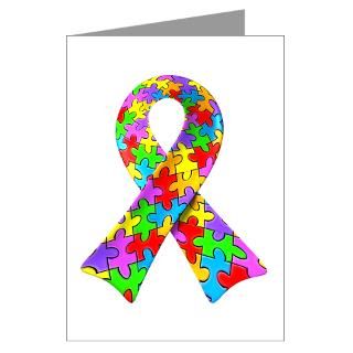 3D Puzzle Ribbon  Brainchild Designs Autism Awareness Gifts