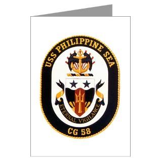 USS Philippine Sea CG 58 Greeting Cards (Pk of 10)