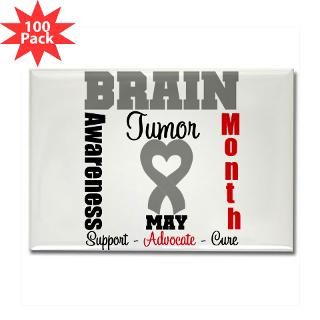 brain tumor month rectangle magnet 100 pack $ 168 99