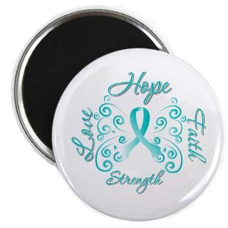Cervical Cancer Butterfly Deco Ribbon Gifts  Gifts 4 Awareness Shirts