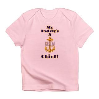 Chief Gifts  Chief T shirts  Daddys A Chief Infant T Shirt