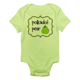 Polka Dot Pear Body Suit by FiddleSticks99BabyBoys