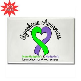 lymphoma awareness rectangle magnet 100 pack $ 185 99