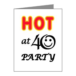 Party Invitation Hot At 40 Gifts  40Th Birthday Party Invitation