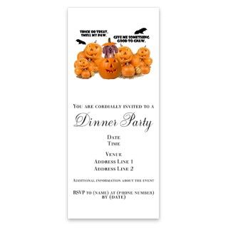 Trick Or Treat (Dachshund) Invitations by Admin_CP2663969