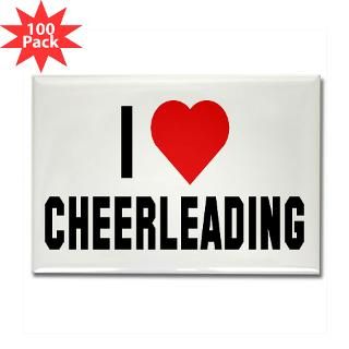 love cheerleading rectangle magnet 100 pack $ 189 99