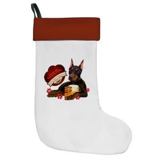 Doberman Christmas Stockings  Doberman Xmas Stockings
