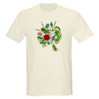 Flower Boquet25 Ash Grey T Shirt by 805_DesignCo