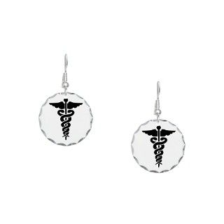 Caduceus Gifts  Caduceus Jewelry  Medical Symbol Caduceus Earring