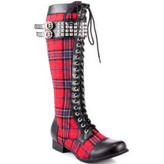 Abbey Dawns Multi Color Rock On Tall Boot   Tartan for 114.99