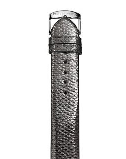 Philip Stein Gunmetal Karung Watch Strap, 18mm or 20mm
