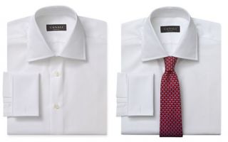 Canali Textured Solid Dress Shirt   Contemporary Fit_2