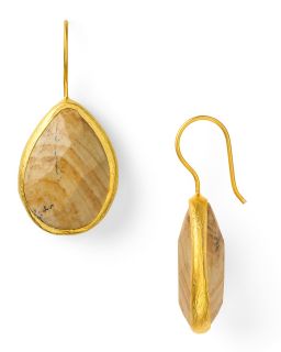 Coralia Leets Single Gold Teardrop Earrings