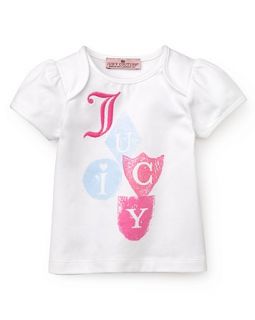 Infant Girls Juicy Logo Tee   Sizes 3 24 Months