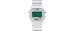 Timex 80 White Plastic Watch, 35mm