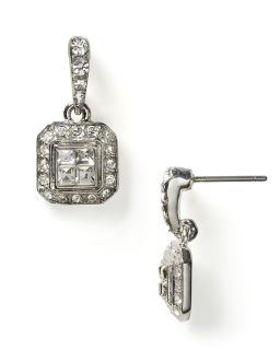 carolee lux silver crystal earrings price $ 38 00 color silver